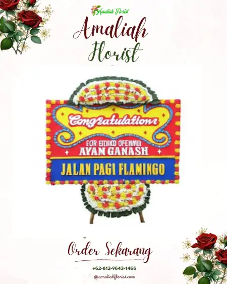 Sewa Papan Bunga Nyamat